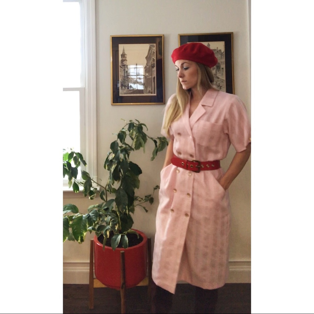 Vintage 80’s Double Breasted Dress
